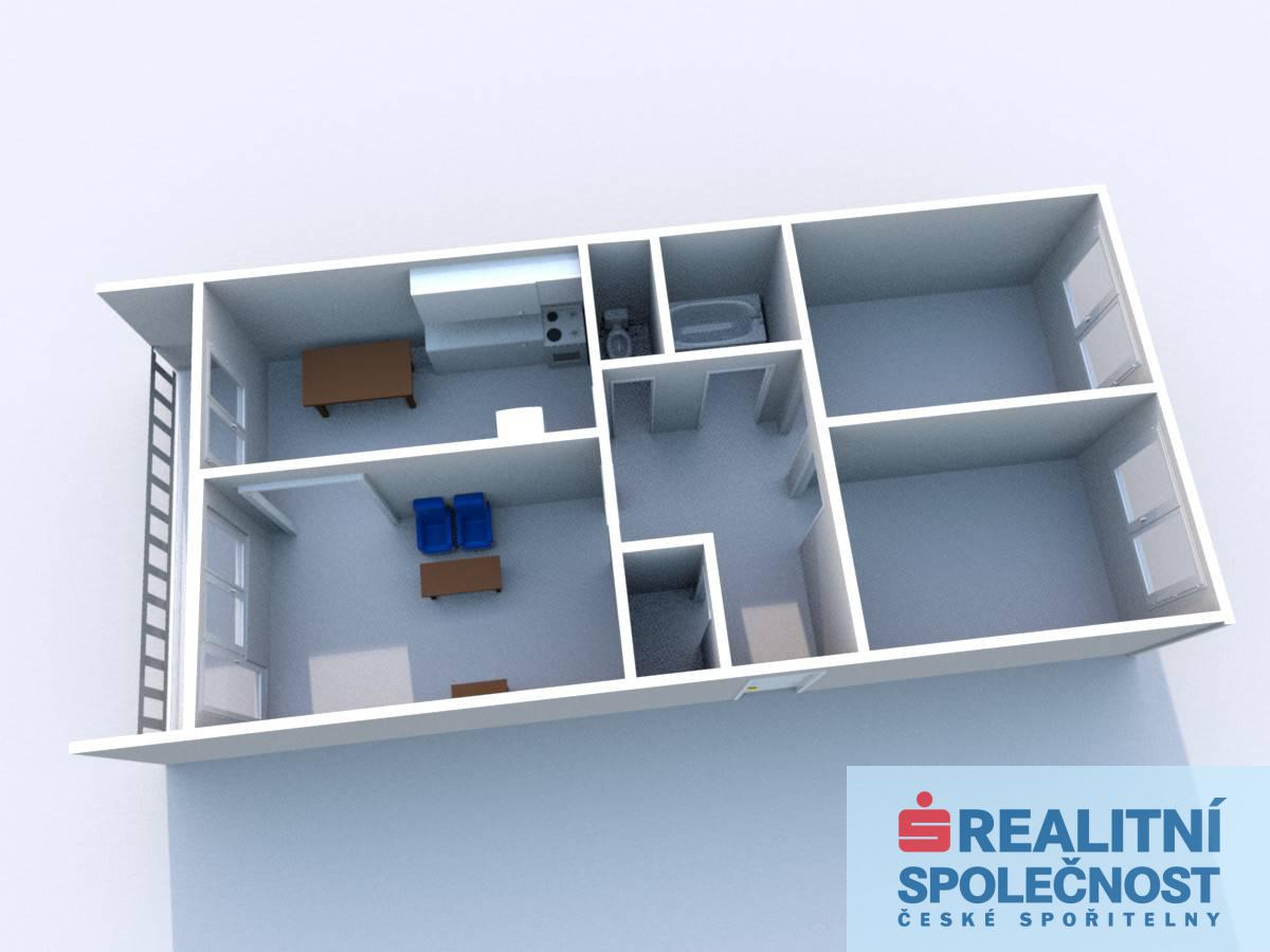 Prodej bytu 3+1, 70 m²